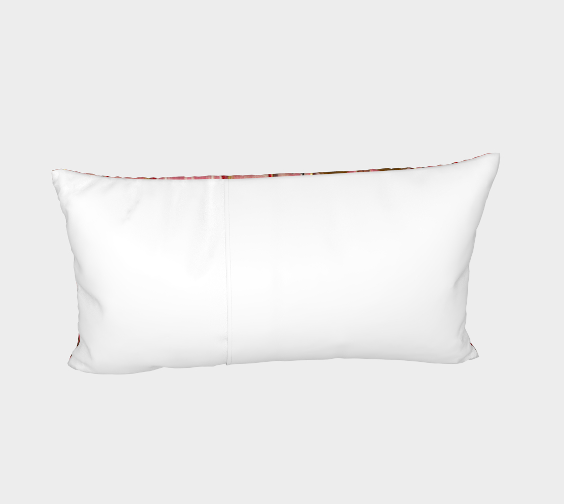 "Gratitude" Bed Pillow Sham (Pink, Gold)