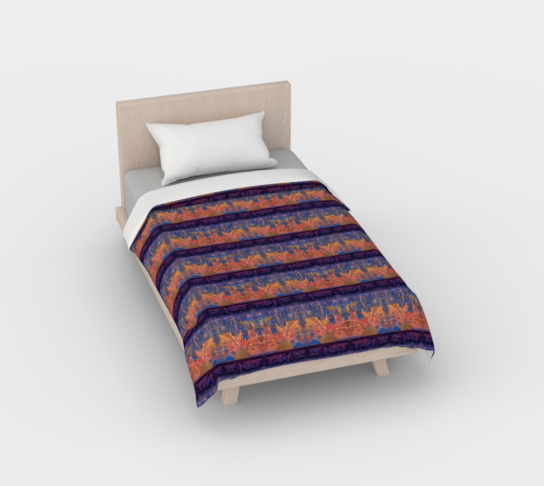 ”Purple Dawn” Duvet Cover #2 (Purple, Blue, Pink)