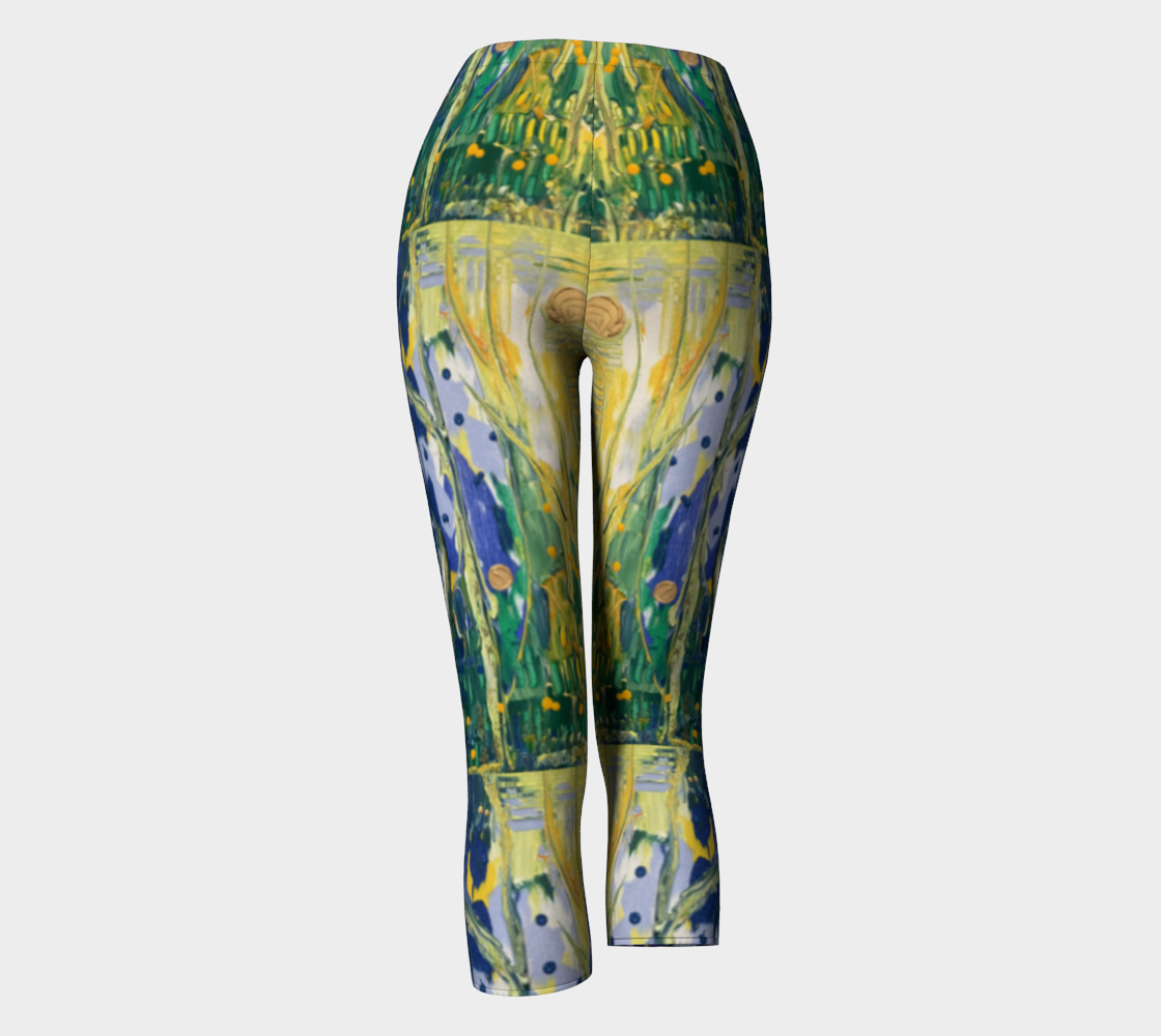 "Spring Awakening" Capris (Blue, Yellow, Green)