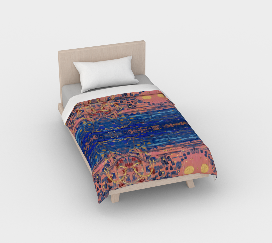 ”Sophia” Duvet Cover (Pink, Blue, Gold)