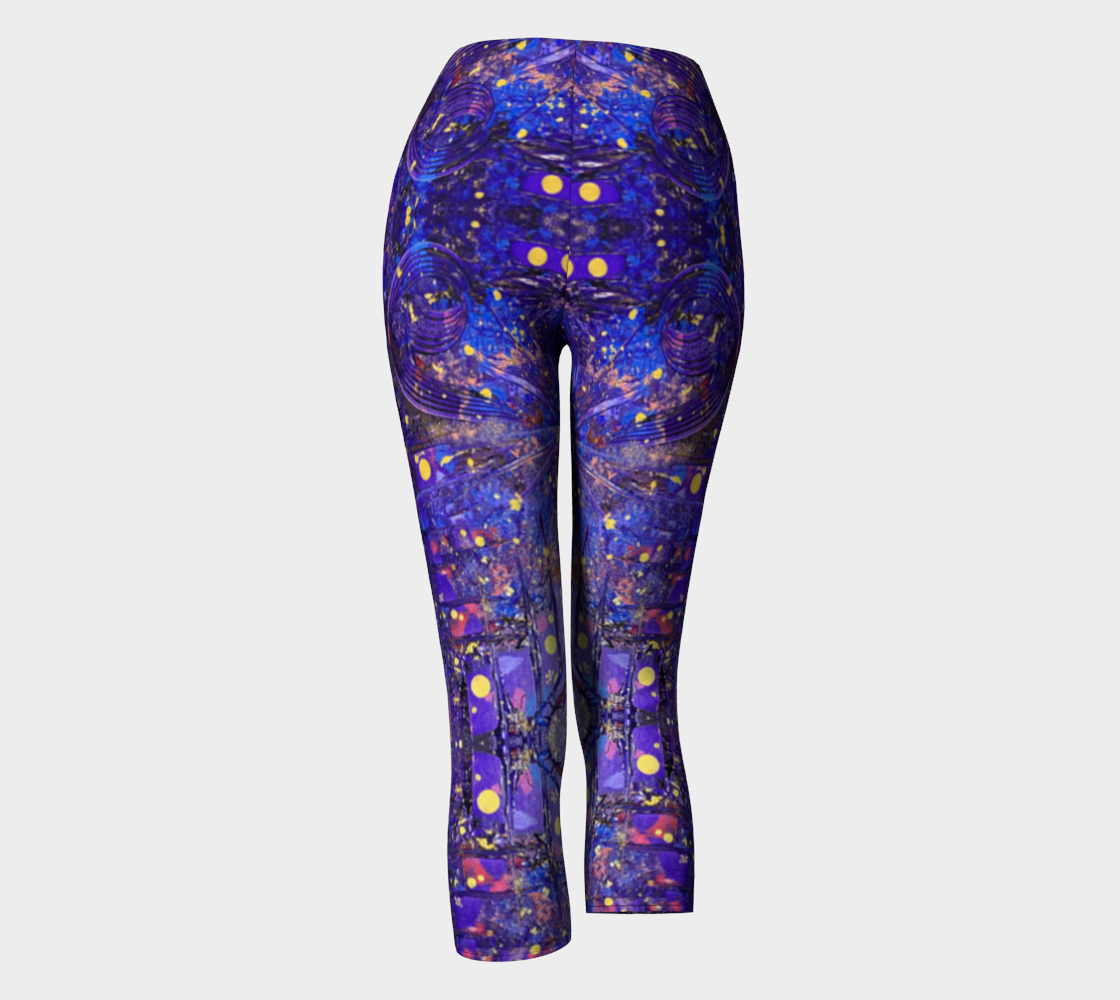 "Interstellar" Capris (Purple, Pink, Blue)