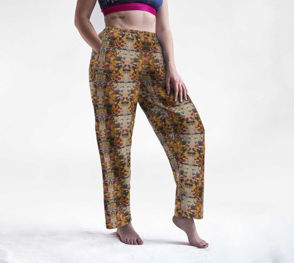 "Mayfair" Lounge Pants (Yellow, Pink)