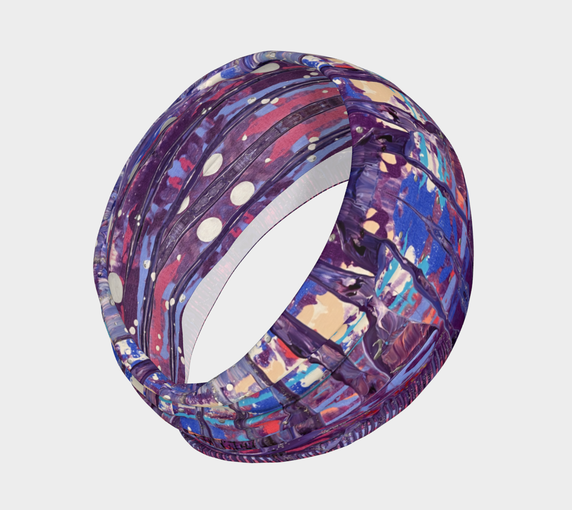 “1972” Headband (Purple, Pink, Blue)