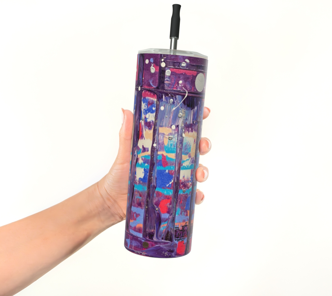 "1972" Matte Tumbler (Purple, Pink, Blue)