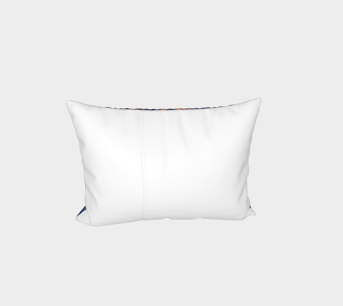 "Sophia" Bed Pillow Sham (Pink, Blue)