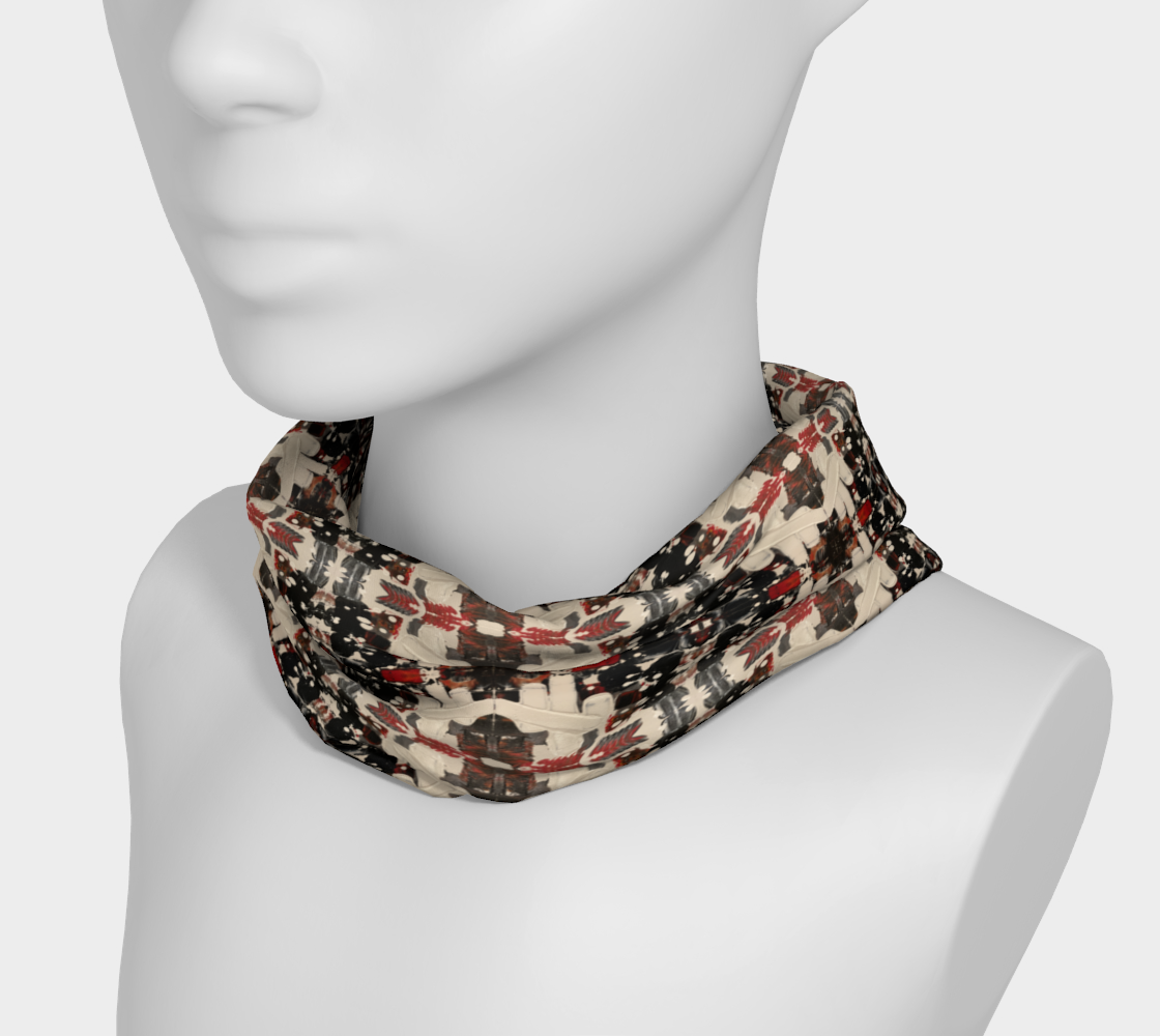 "If We Can See It" Headband #3 (Black, White, Orange)