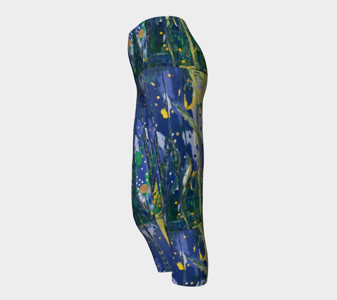 "Spring Awakening" Capris (Blue, Yellow, Green)