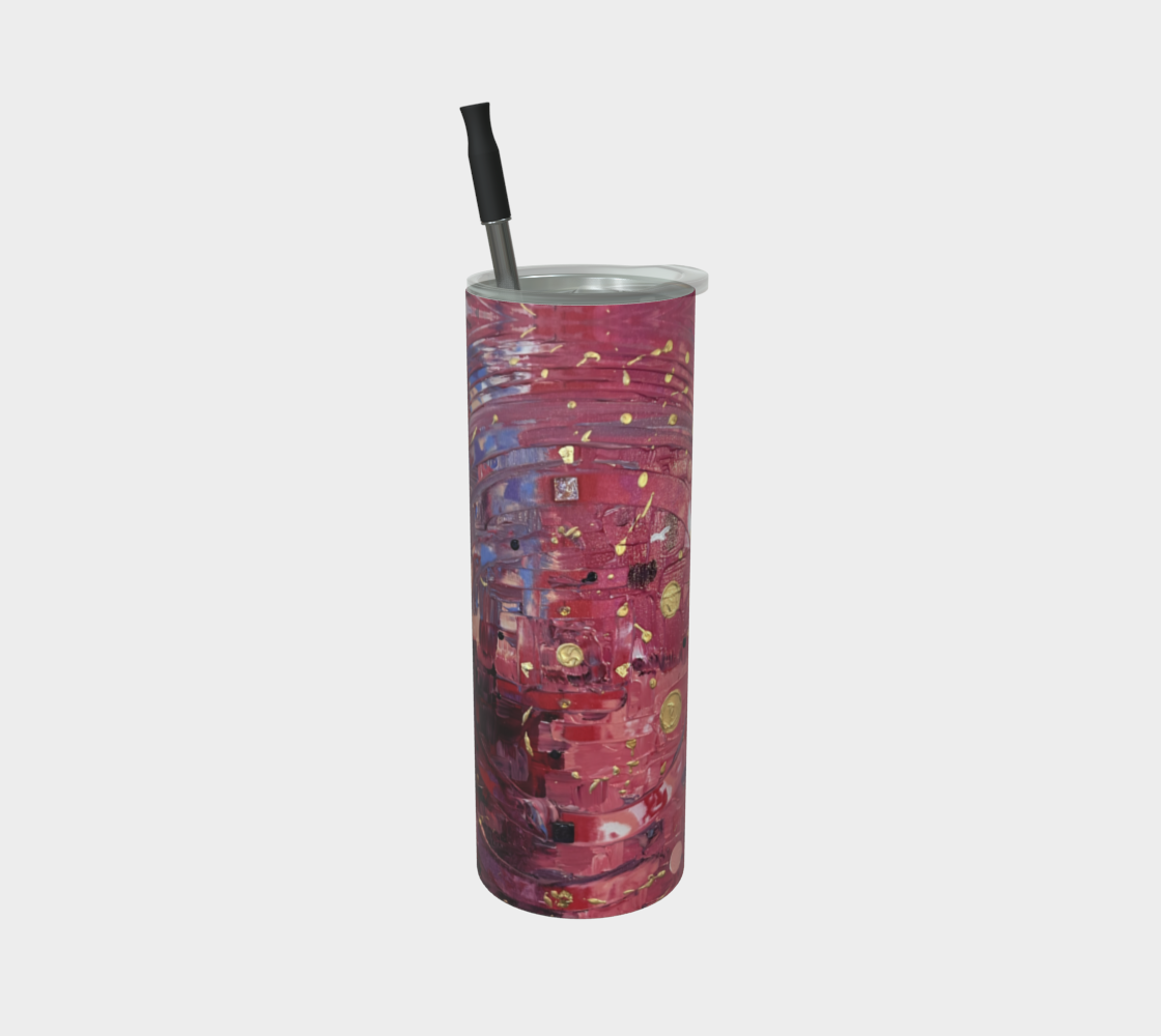 "My Valentine" Stainless Steel Tumbler (Pink, Purple)