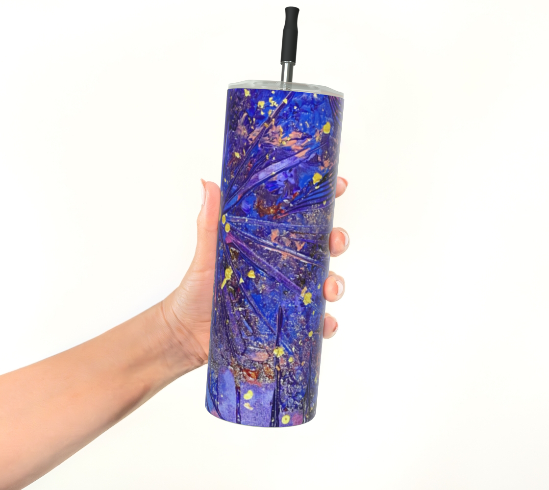 "Interstellar" Matte Tumbler (Purple, Pink)