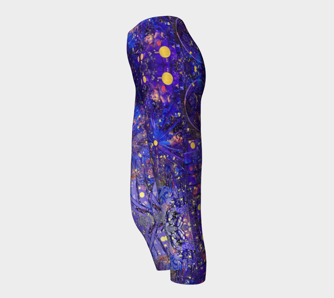 "Interstellar" Capris (Purple, Pink, Blue)
