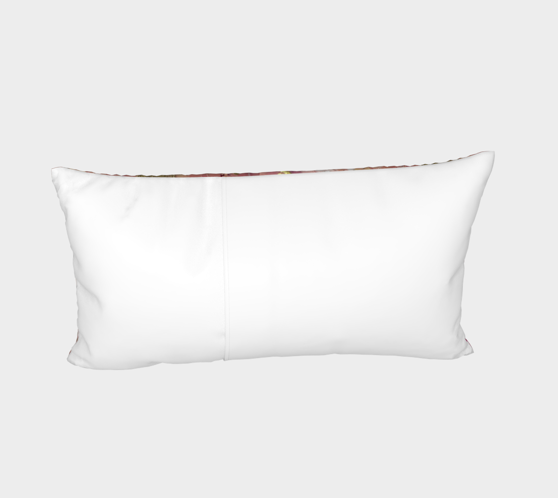 "Seeding Hope" Bed Pillow Sham (Pink, Gold)