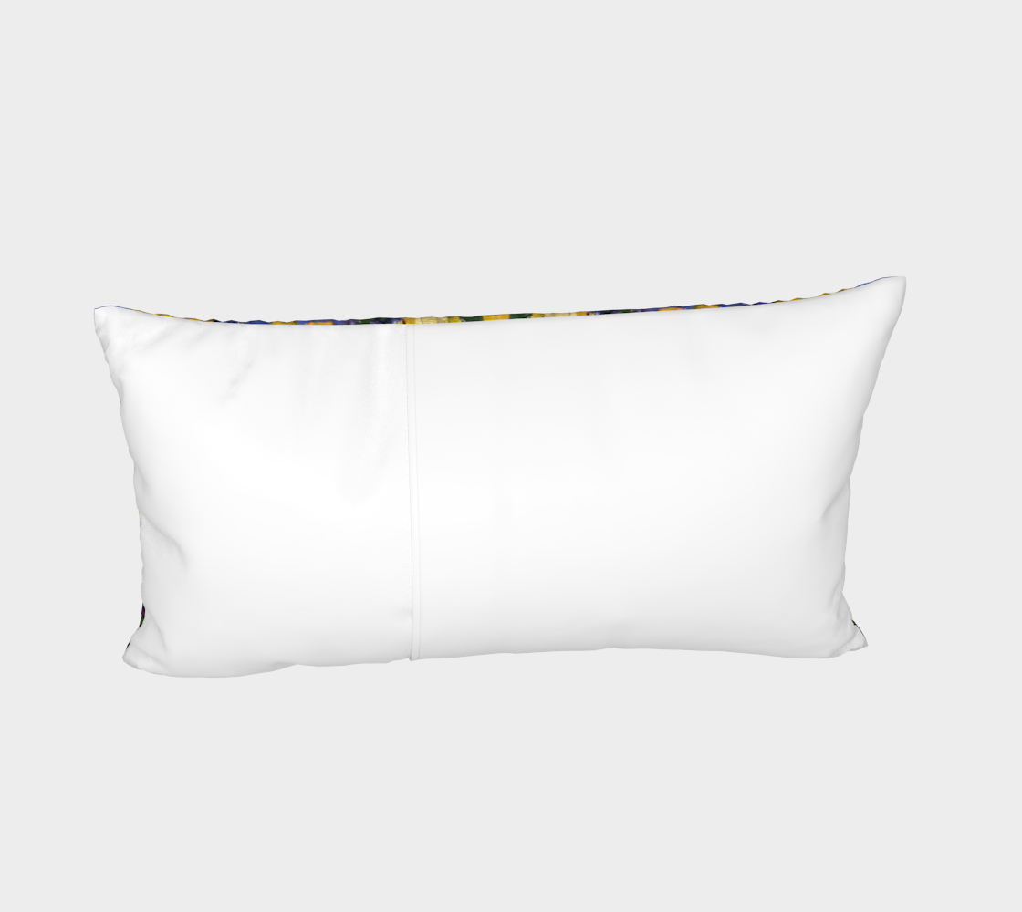 "Buttercups" Bed Pillow Sham (Yellow, Purple, Green)