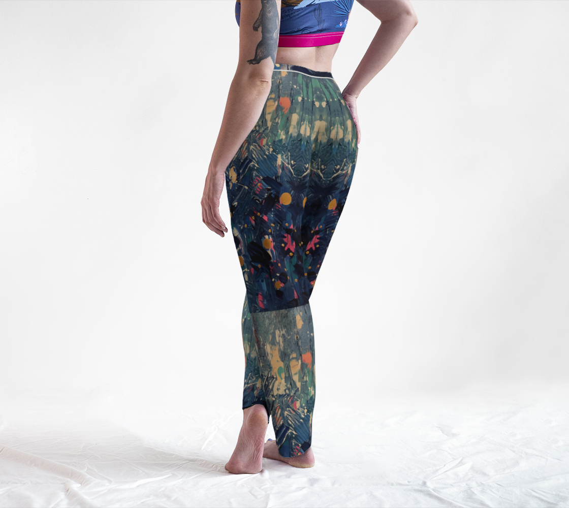 "Blue Mountain" Lounge Pants (Blue, Pink)