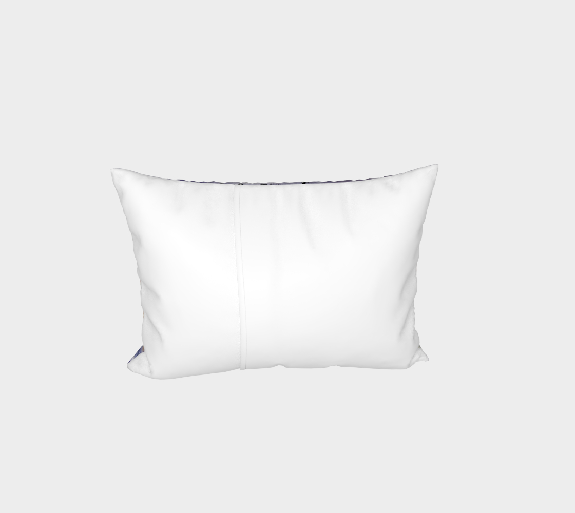 "Purple Winter" Bed Pillow Sham ( Buff, Purple, Peach)