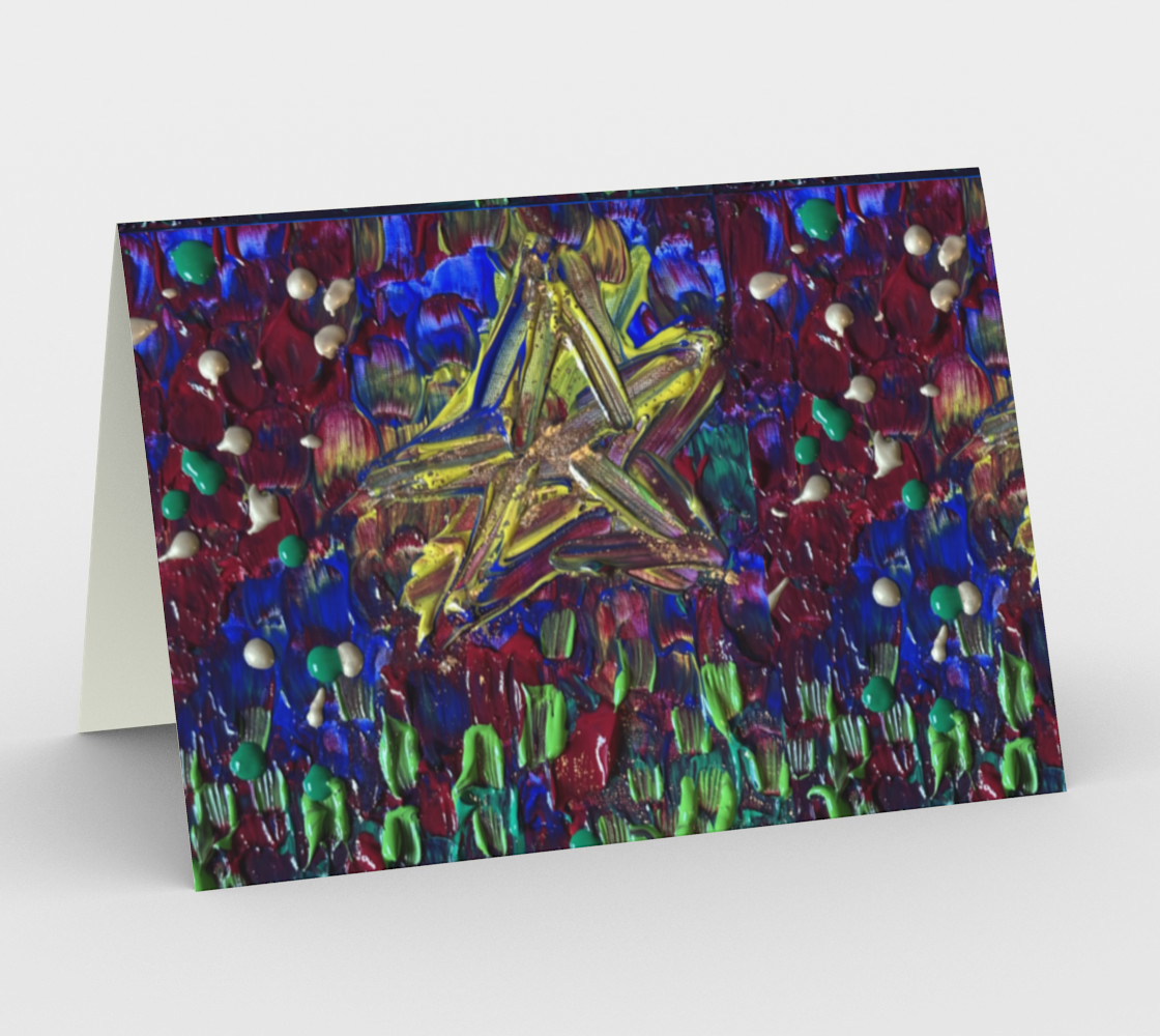 "Bethlehem Star" Christmas Card Horizontal