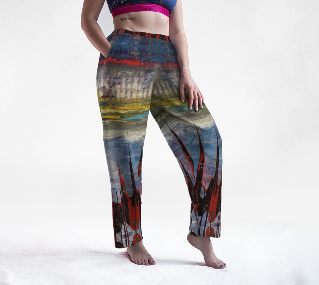 "Northern Reflections" Lounge Pants (Blue, Pink, Purple)