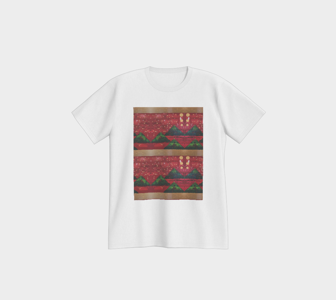 "Christmas Trees" White Pajama Top