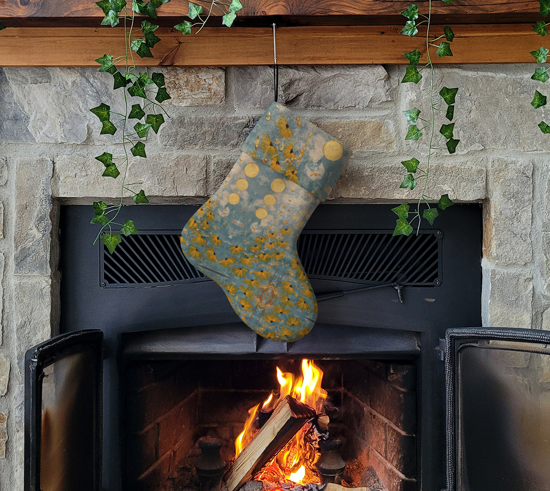 "Sunflowers" Christmas Stocking