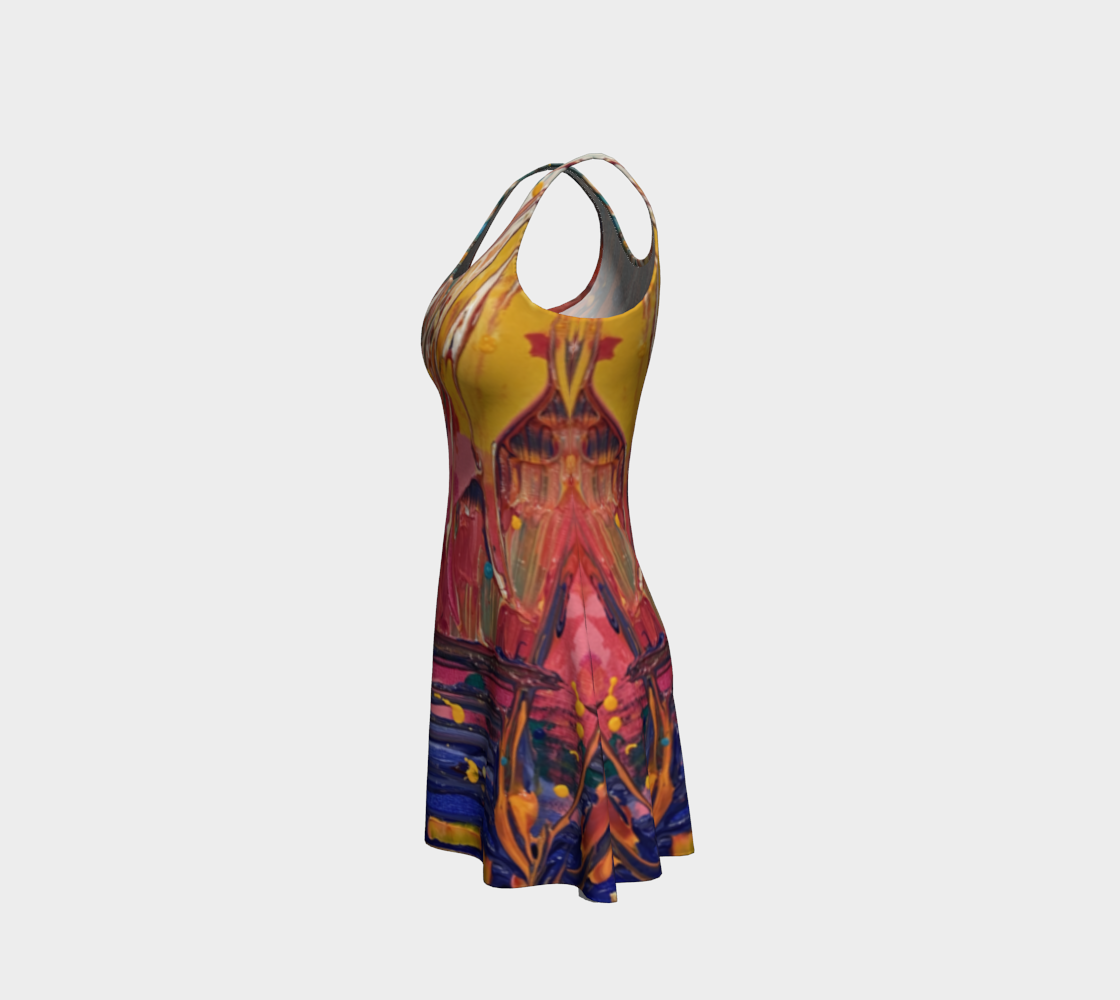 "Love Supreme" Flare Dress (Pink, Purple, Yellow)