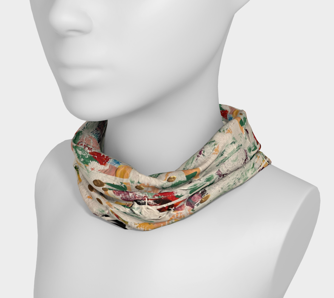 "Ice" Headband" (White, Multi)