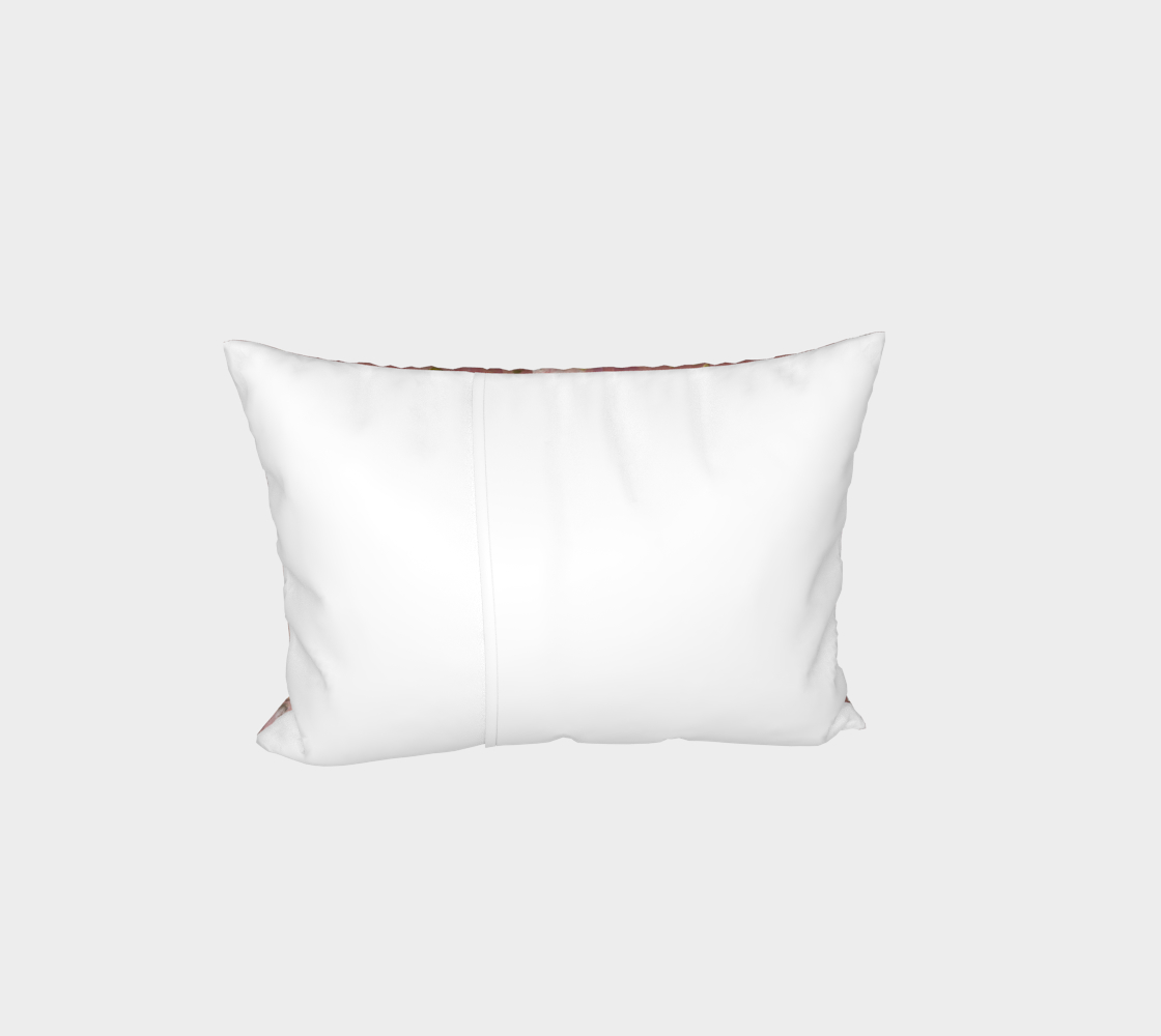 "Seeding Hope" Bed Pillow Sham (Pink, Gold)