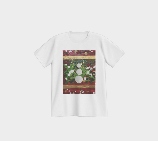 "Winter Frolic" White Christmas Pajama Top