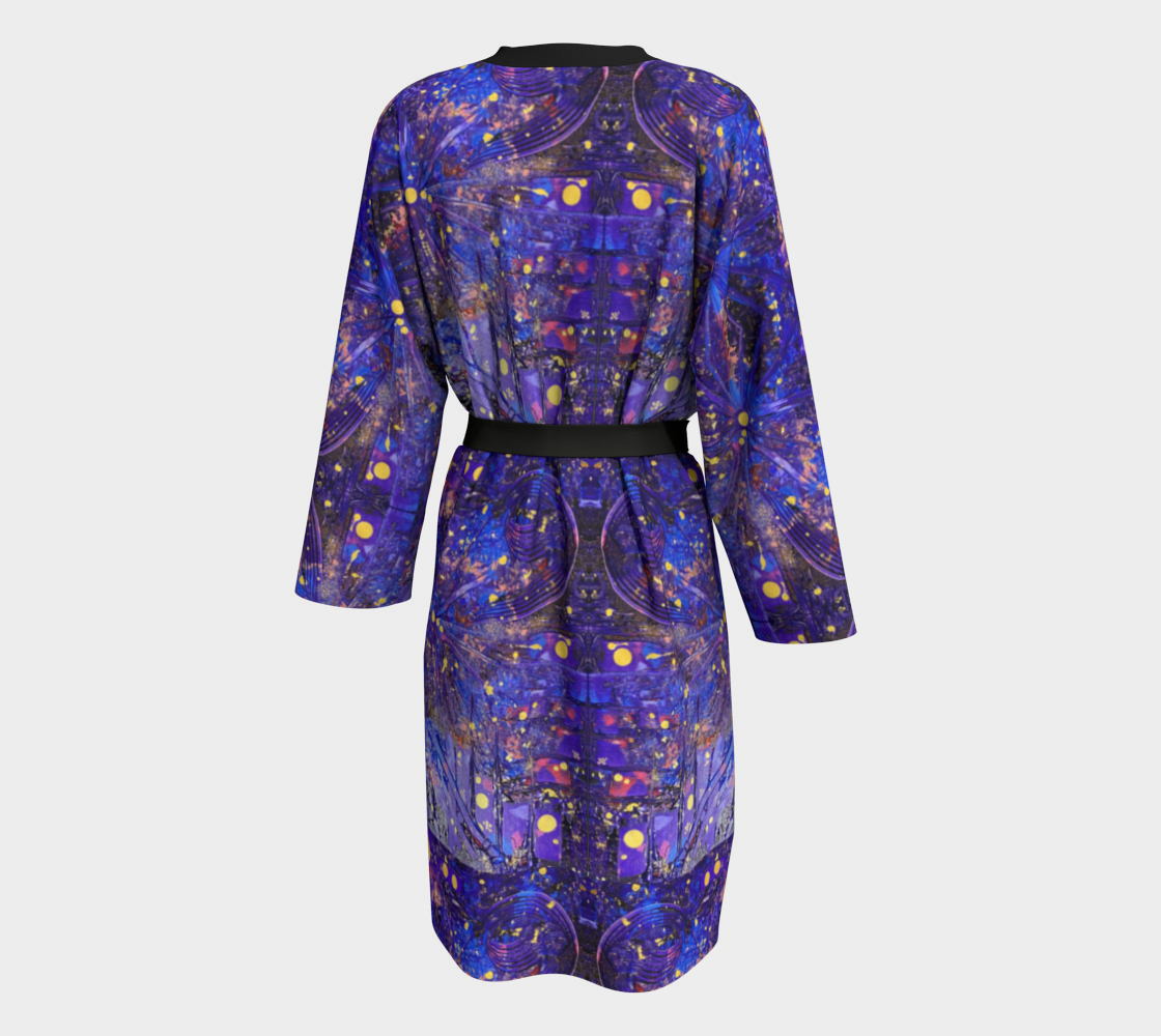 "Interstellar" Peignoir #2 (Purple, Pink, Gold)