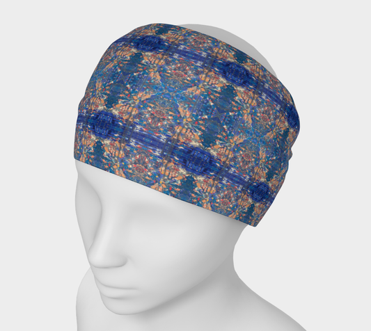 "Pol Roger Everyday" Headband #3 (Blue, Pink)