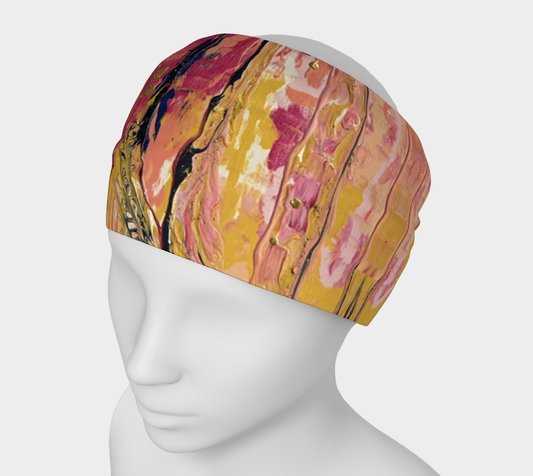 “Pink” Headband (Pink, Yellow, Blue)