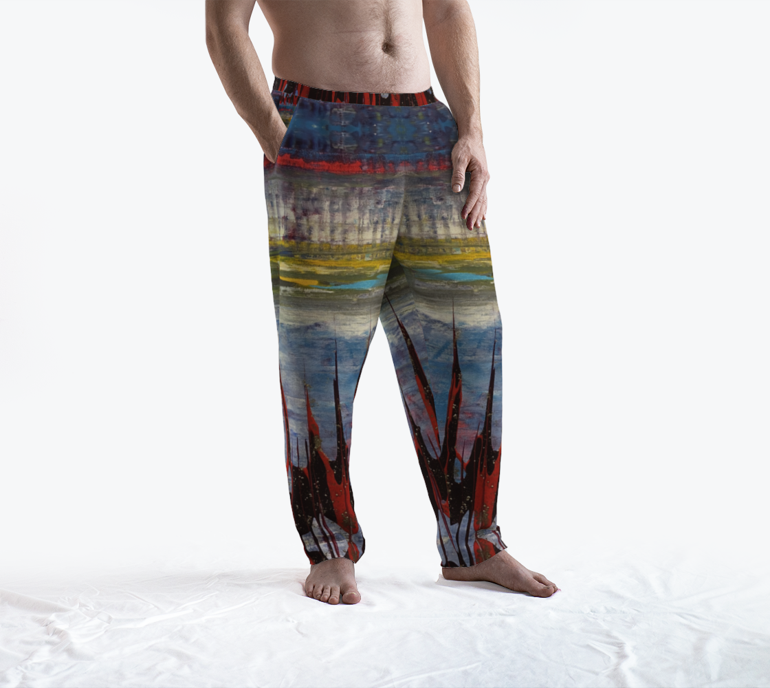 "Northern Reflections" Lounge Pants (Blue, Pink, Purple)