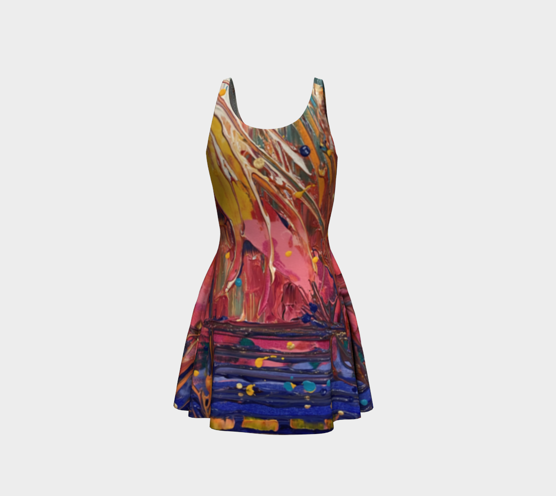 "Love Supreme" Flare Dress (Pink, Purple, Yellow)