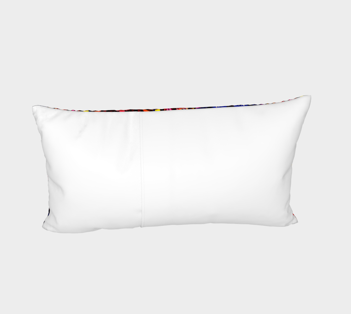 “Mercy” Bed Pillow Sham (Orange, Pink, Purple)