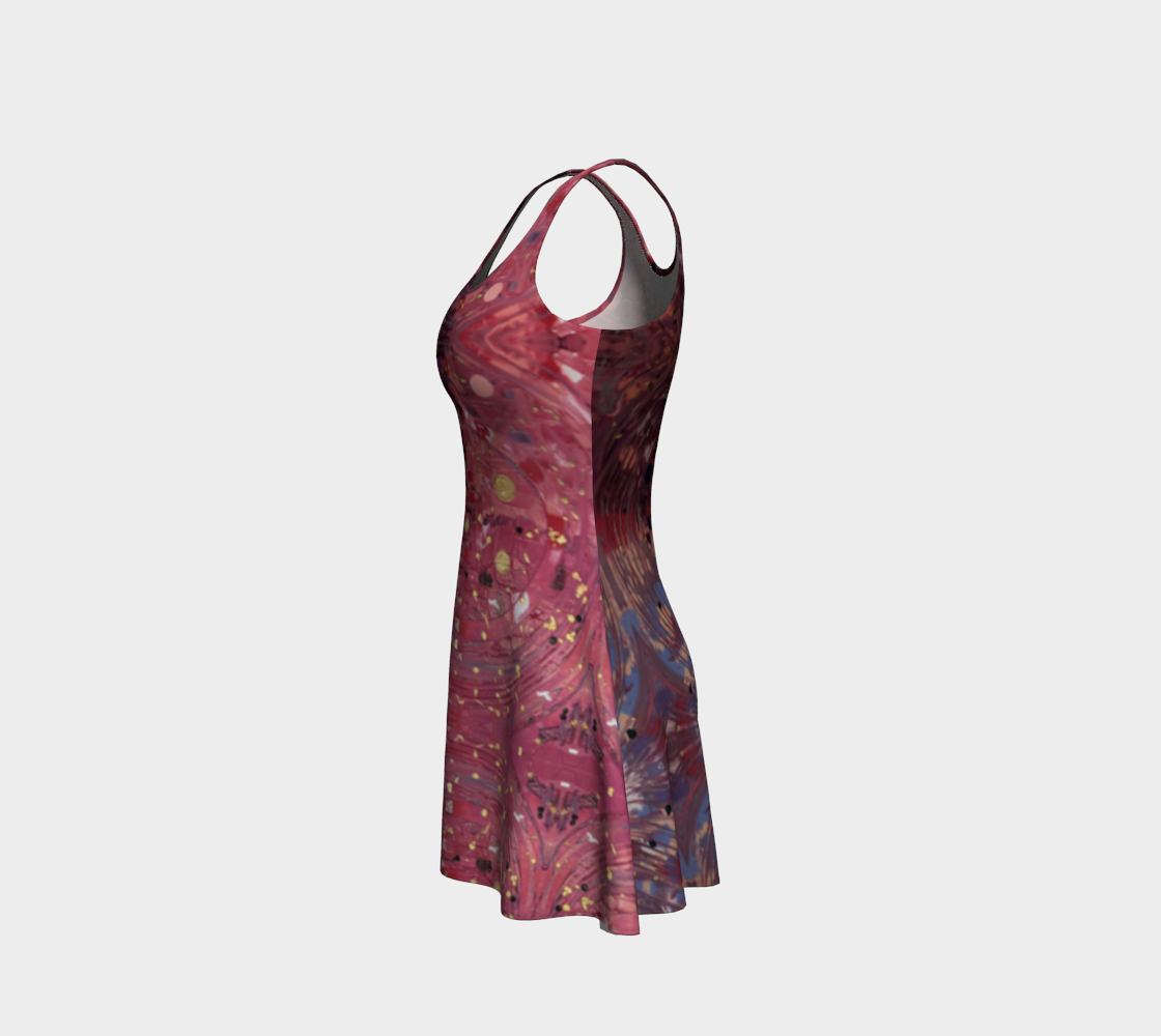 “My Valentine” Flare Dress (Pink, Purple)