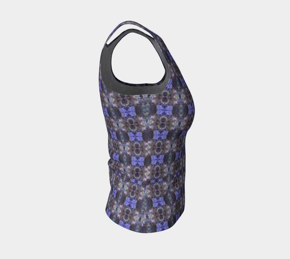 "Celestial" Fitted Tank (Purple, Black)