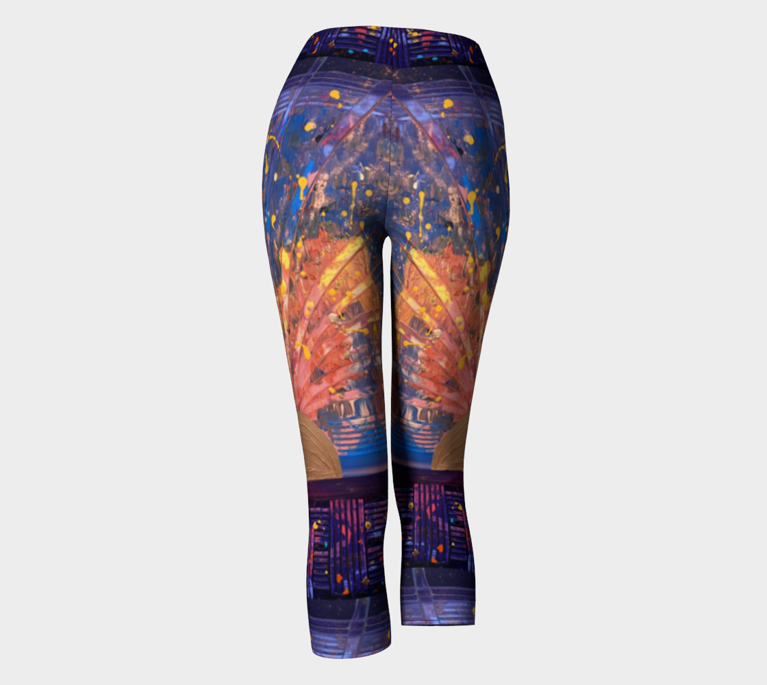 "Purple Dawn" Capris (Purple, Pink, Blue)