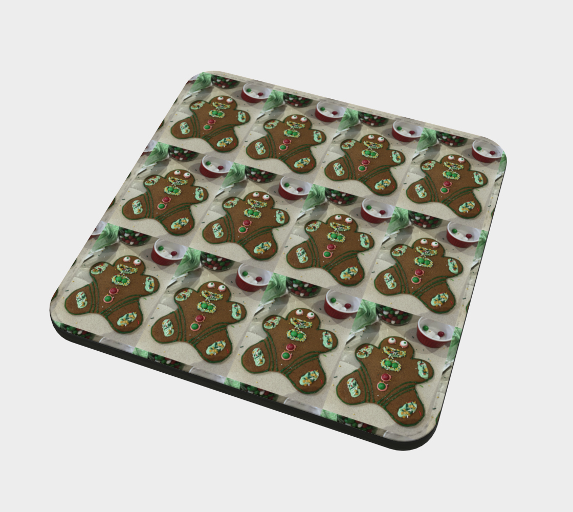 "Addy's Gingerbread Guy"  Christmas Coaster