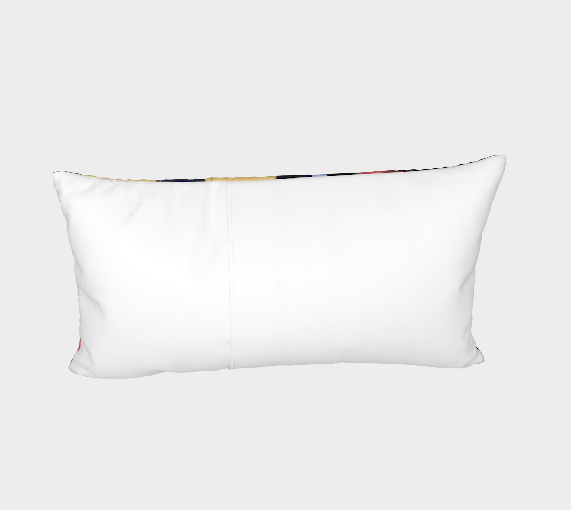 "Winter Night" Bed Pillow Sham (Purple, Pink)