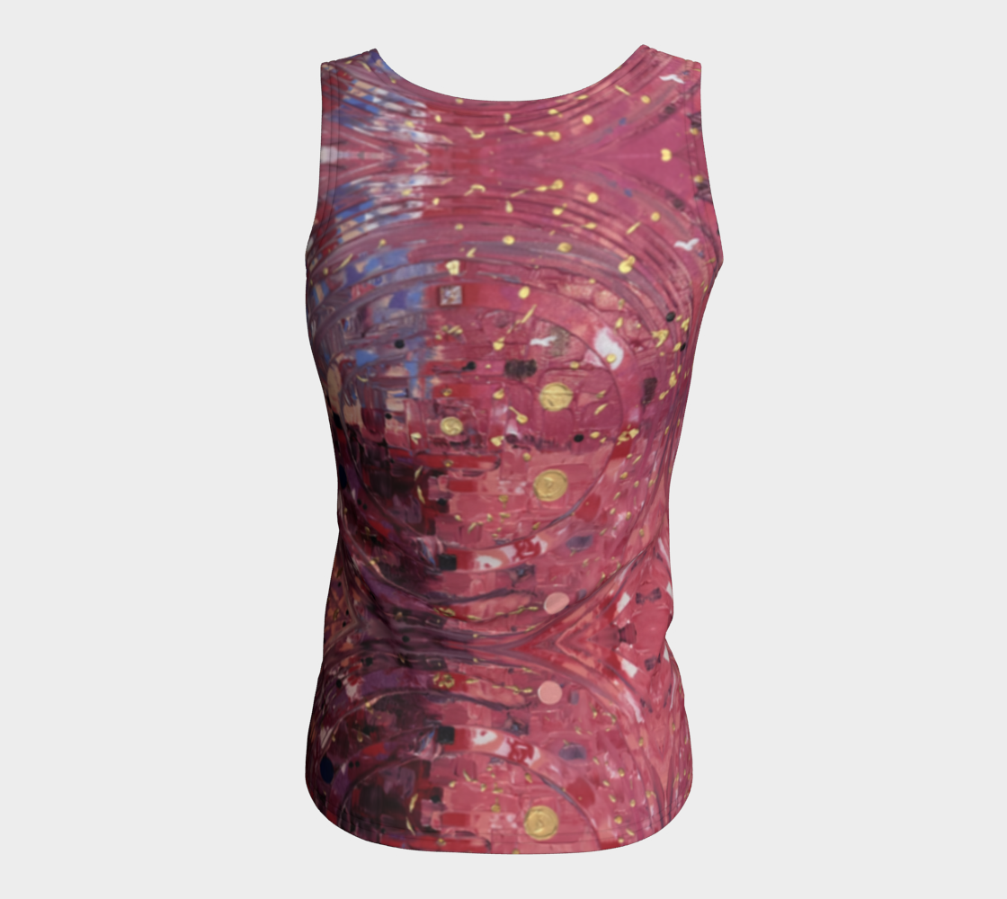 "My Valentine" Fitted Tank ( Pink, Purple)