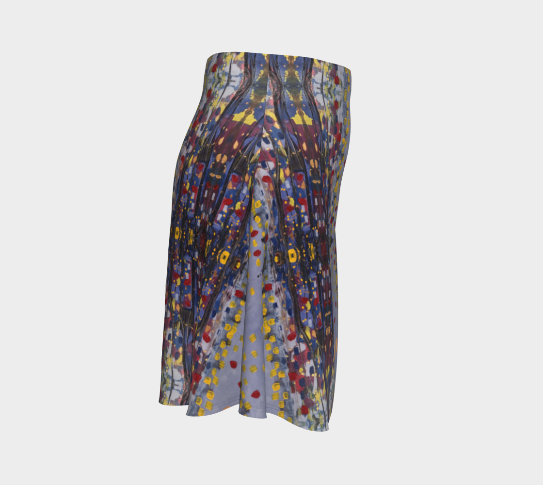 "Daybreak" Flare Skirt (Purple, Red)