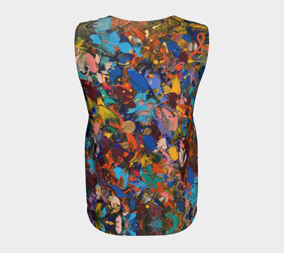 "Crazy For You" Loose Tank Top(Multi)