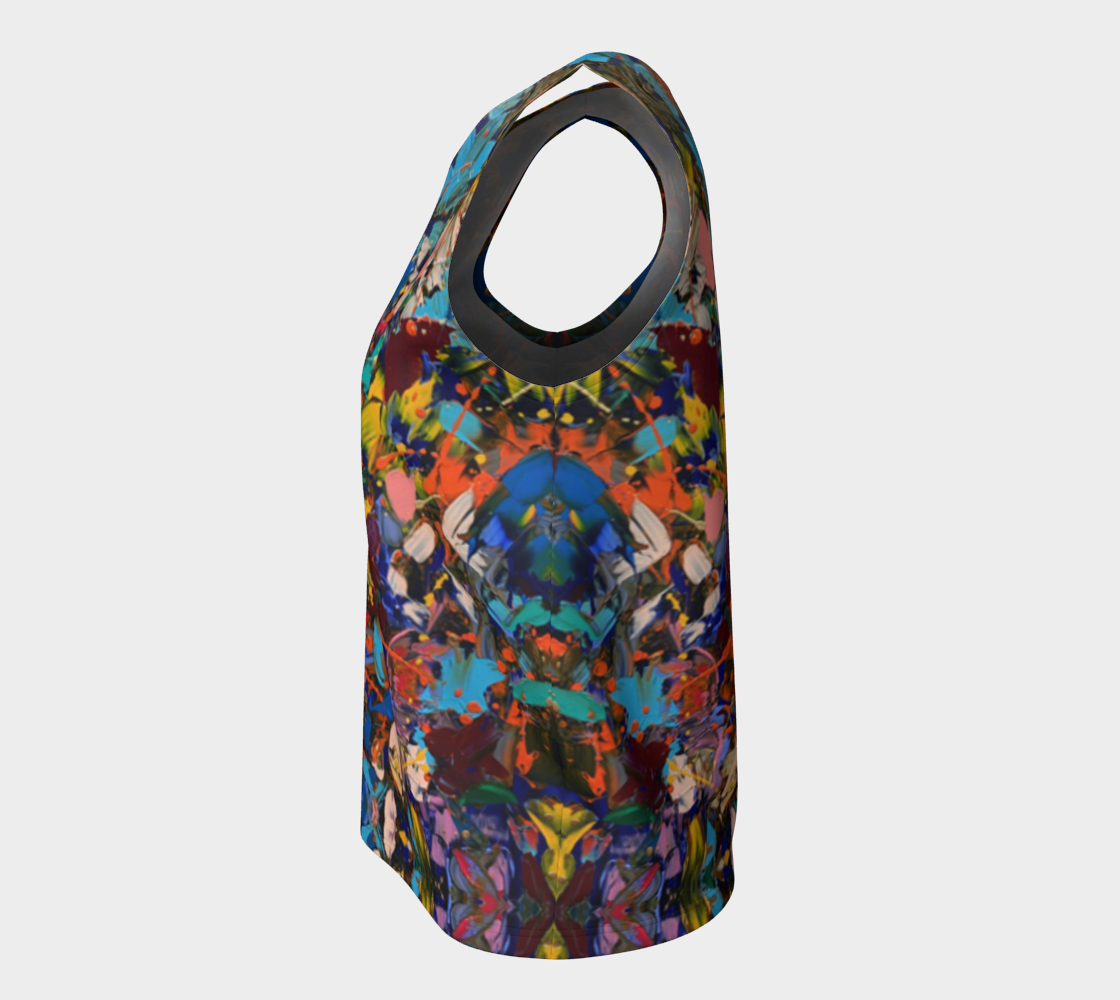 "Crazy For You" Loose Tank Top(Multi)