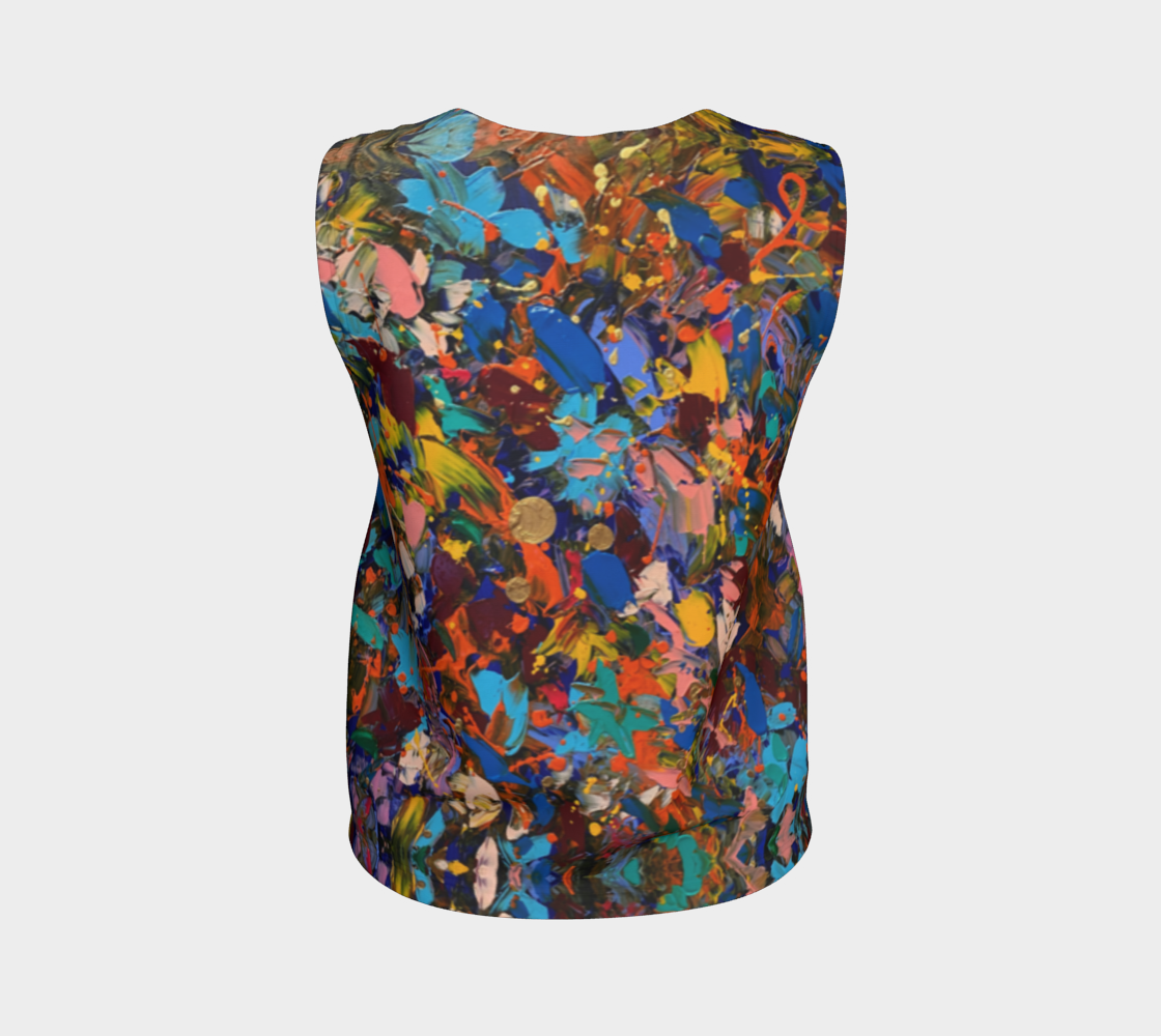 "Crazy For You" Loose Tank Top(Multi)
