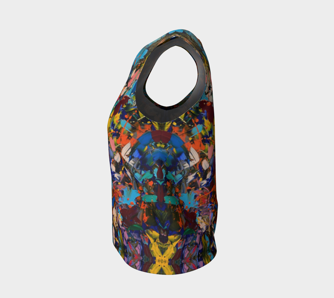 "Crazy For You" Loose Tank Top(Multi)