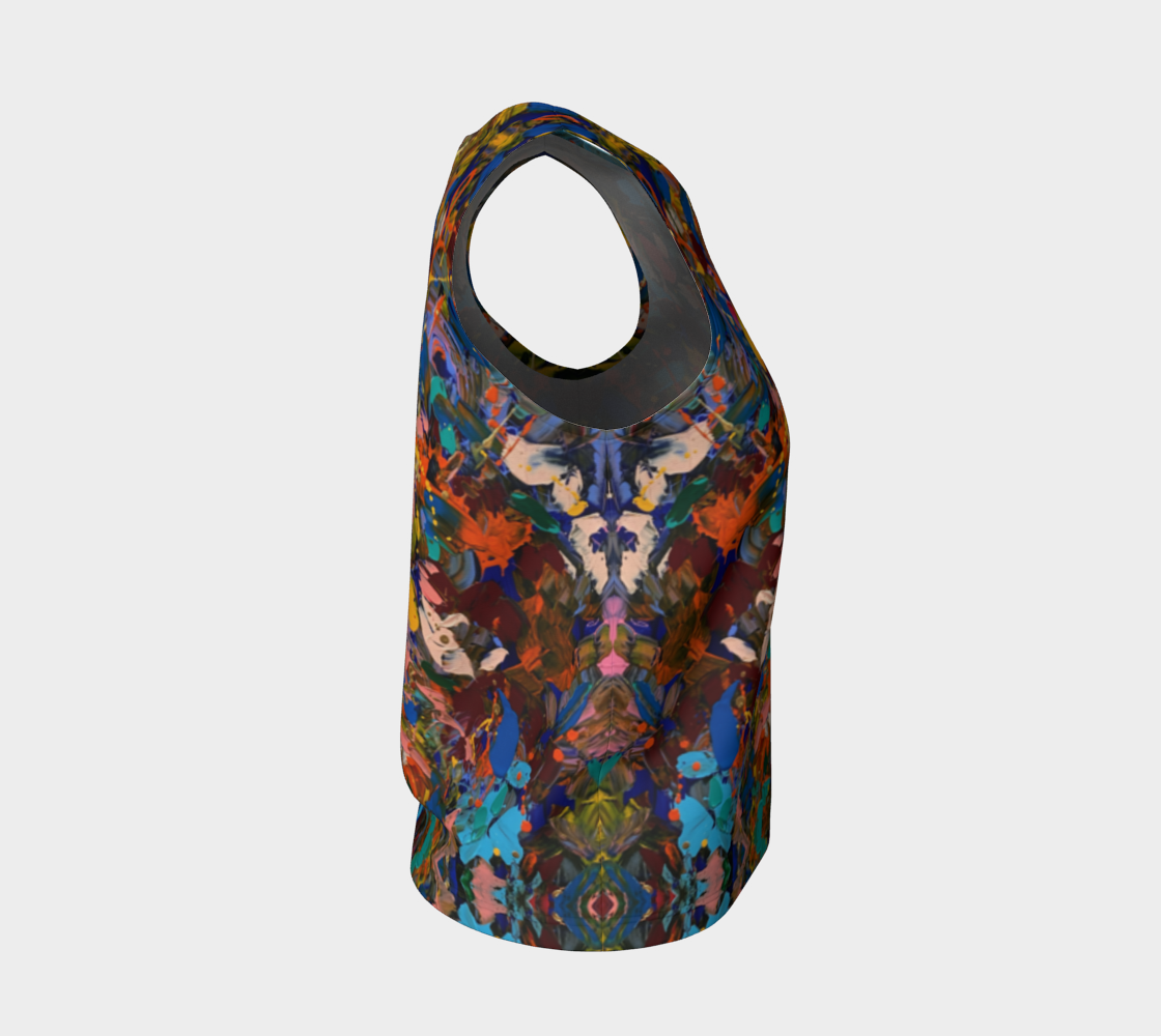 "Crazy For You" Loose Tank Top(Multi)
