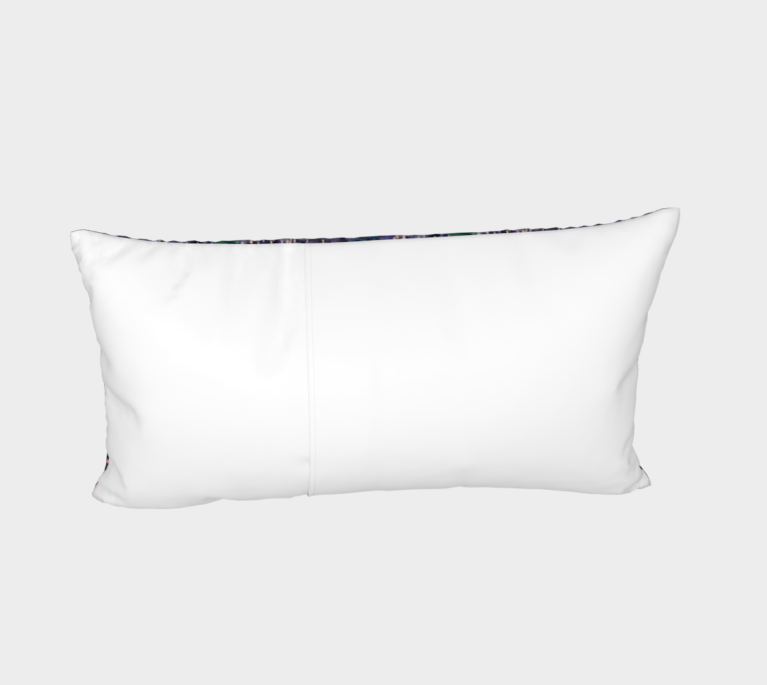 "Spring Rain" Bed Pillow Sham (Purple, Green, Pink)
