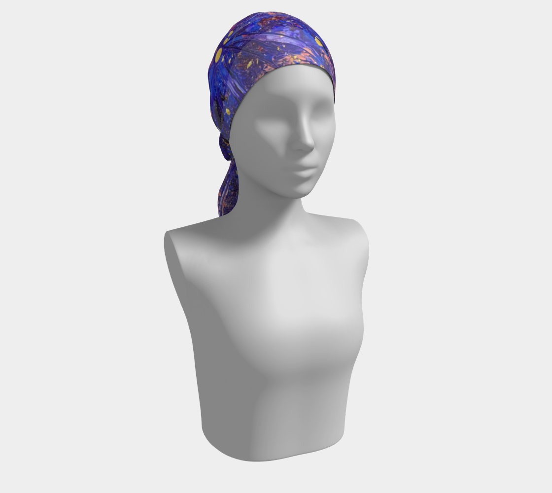 "Interstellar" Long Scarf (Purple)