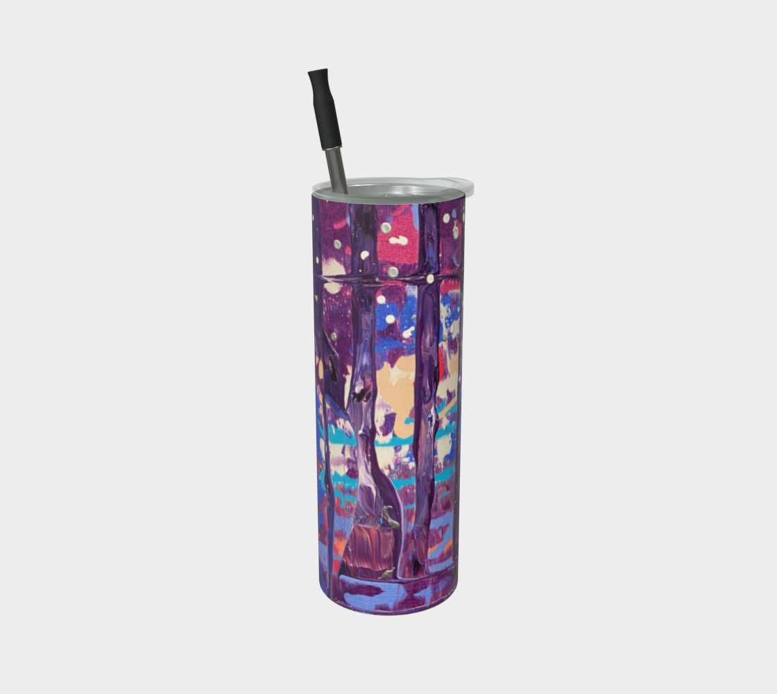 "1972" Matte Tumbler (Purple, Pink, Blue)