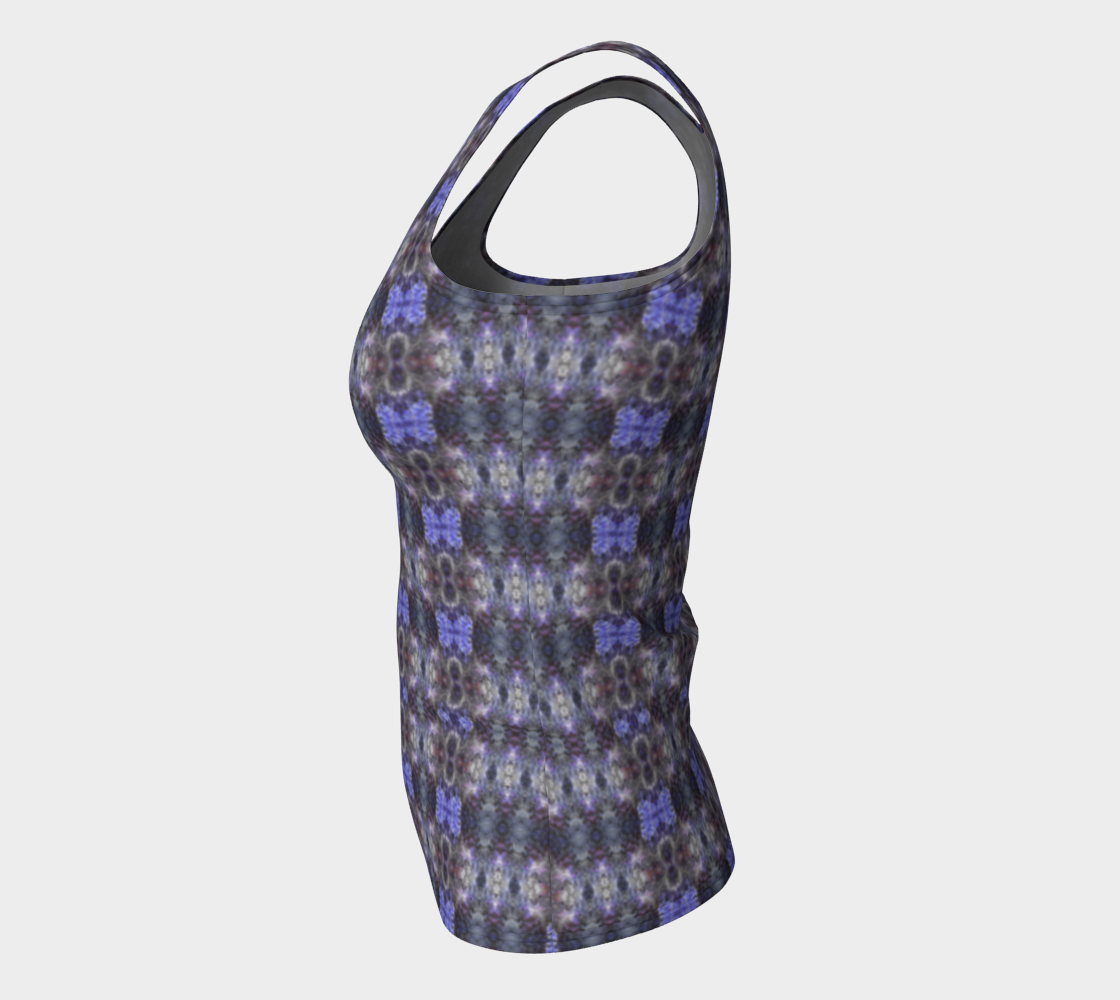 "Celestial" Fitted Tank (Purple, Black)