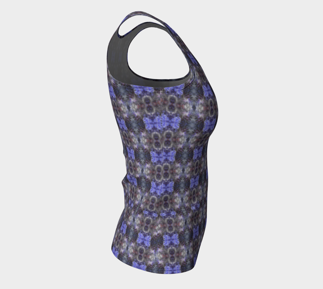 "Celestial" Fitted Tank (Purple, Black)