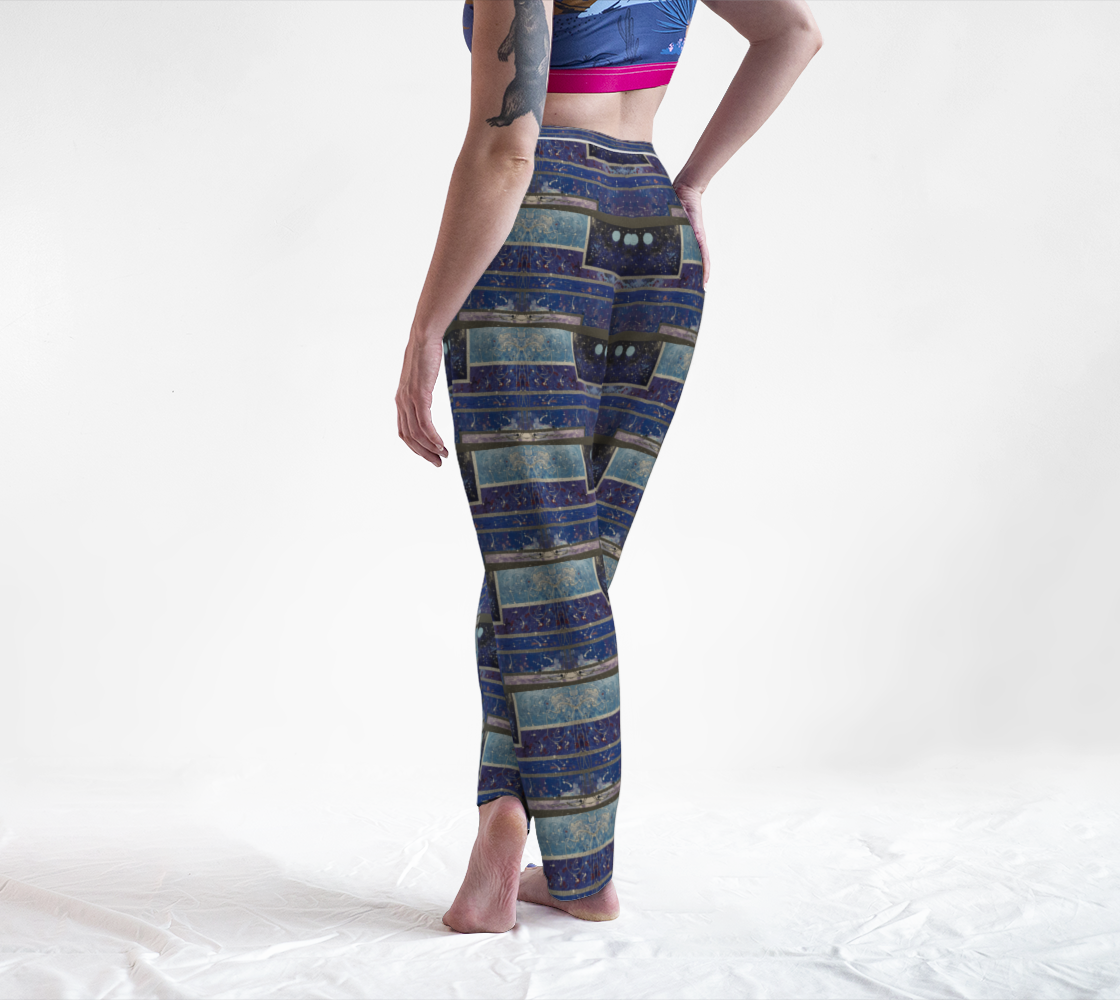 "Tanya's Winter" Lounge Pants (Blue, Grey)